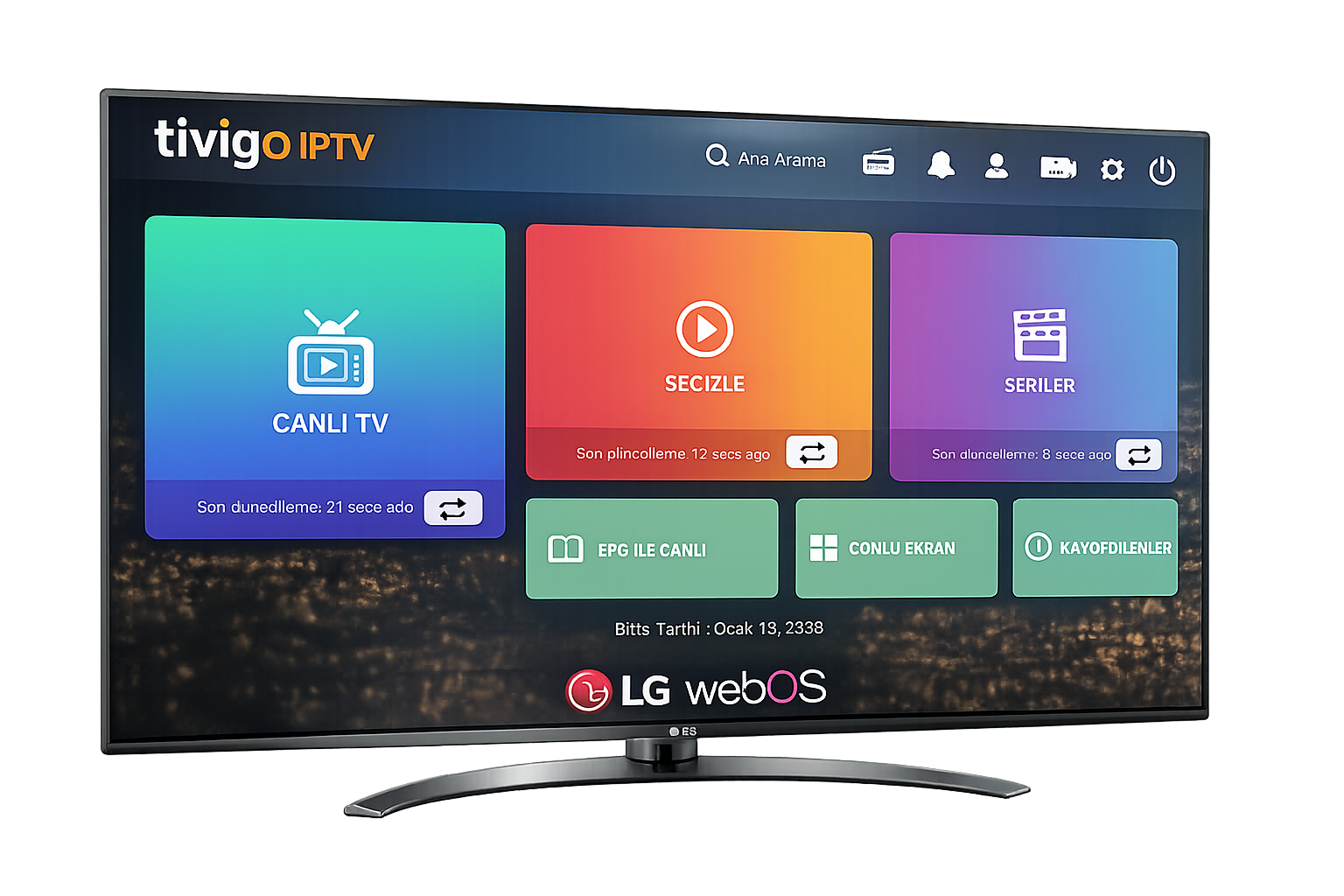 Tivigo IPTV Uygulaması